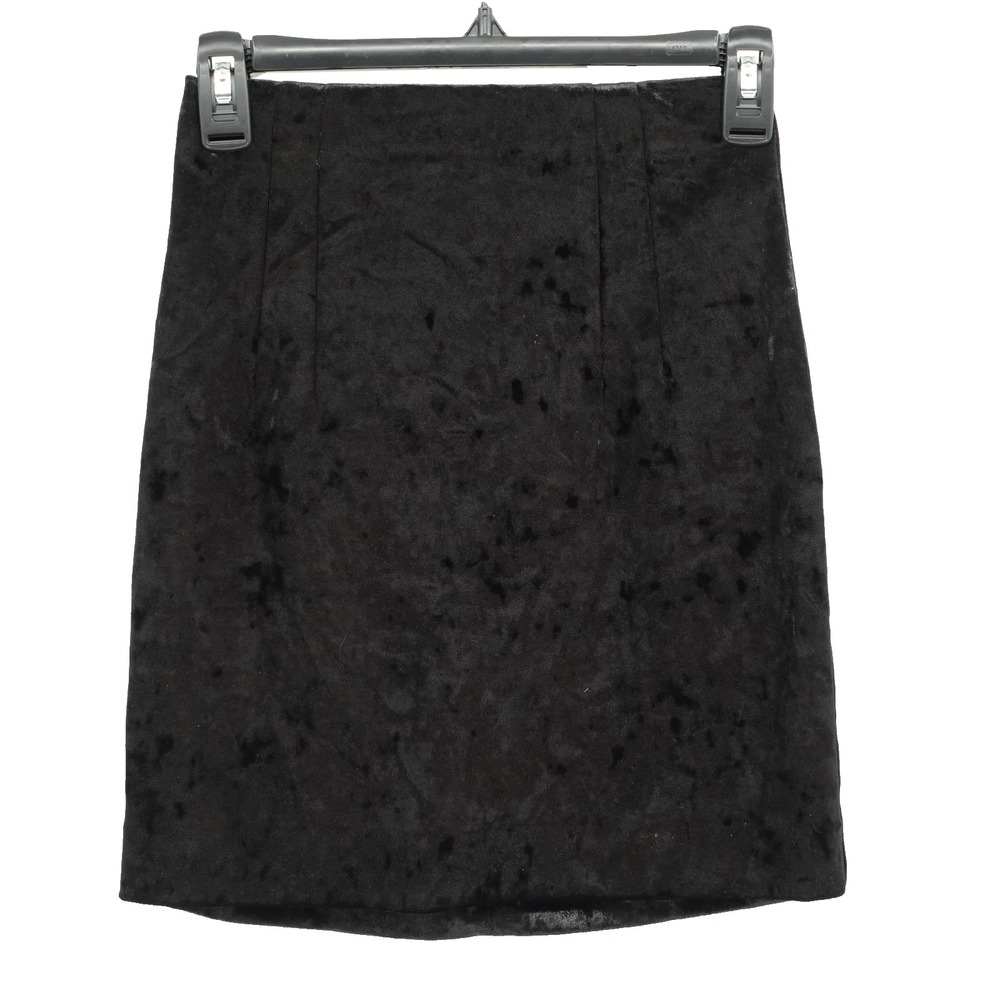 & Other Stories Skirt SZ 2 Velvet Short Preppy Academia Minimalist Twee Classic